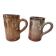 Duo grands mugs grès