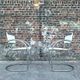 Pair of vintage tubular armchairs, designer seating furniture