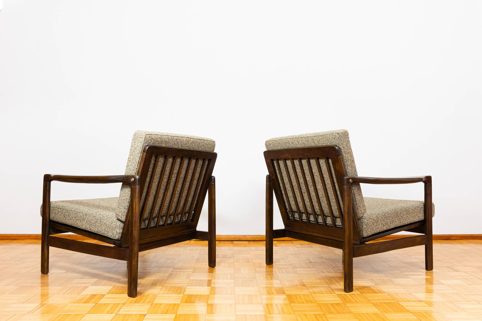 Mid Century Armchairs By Zenon Bączyk, 1960's, Set Of 2