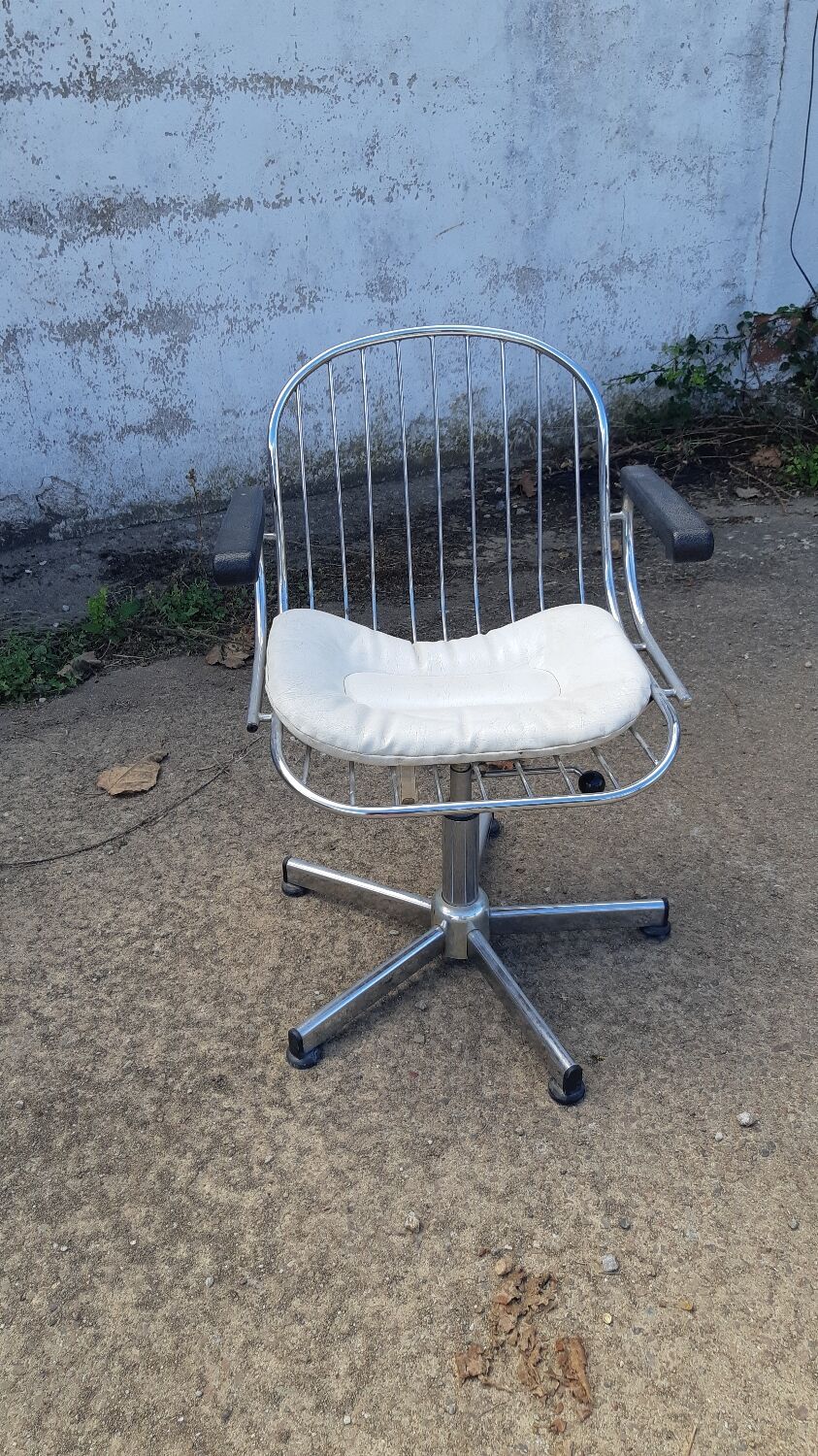 Vintage chrome armchair