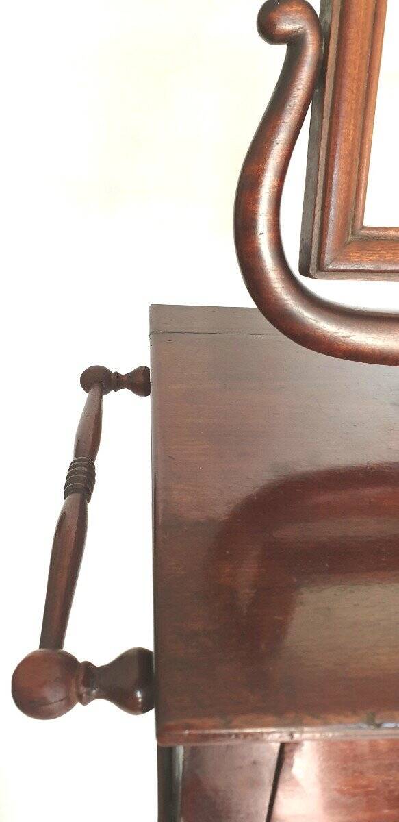 19th century mahogany barber's chair