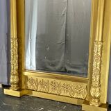 Mirror 212x101 cm empire era early nineteenth, gilding with gold leaf very good condition