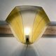 Pair of glass wall lamps Scandinavian design 1950.