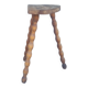 Solid wood tripod stool