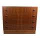 Commode 4 tiroirs teck — années 60/70