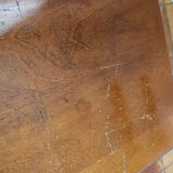 Bistro dining table - wood and wrought iron
