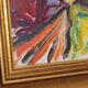 Swedish Oil on Panel “Abstract Landscape” by Bror Hvistendahl Vintage
