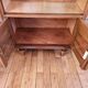 Art Deco walnut glass display case 1930-1940