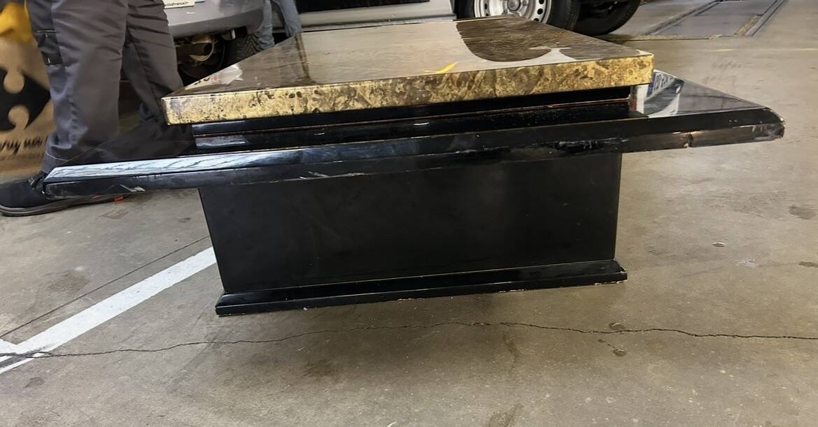 Coffee table in the style of Guy Lefebvre, 1970s.