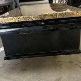 Coffee table in the style of Guy Lefebvre, 1970s.