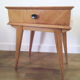 Vintage oak bedside table