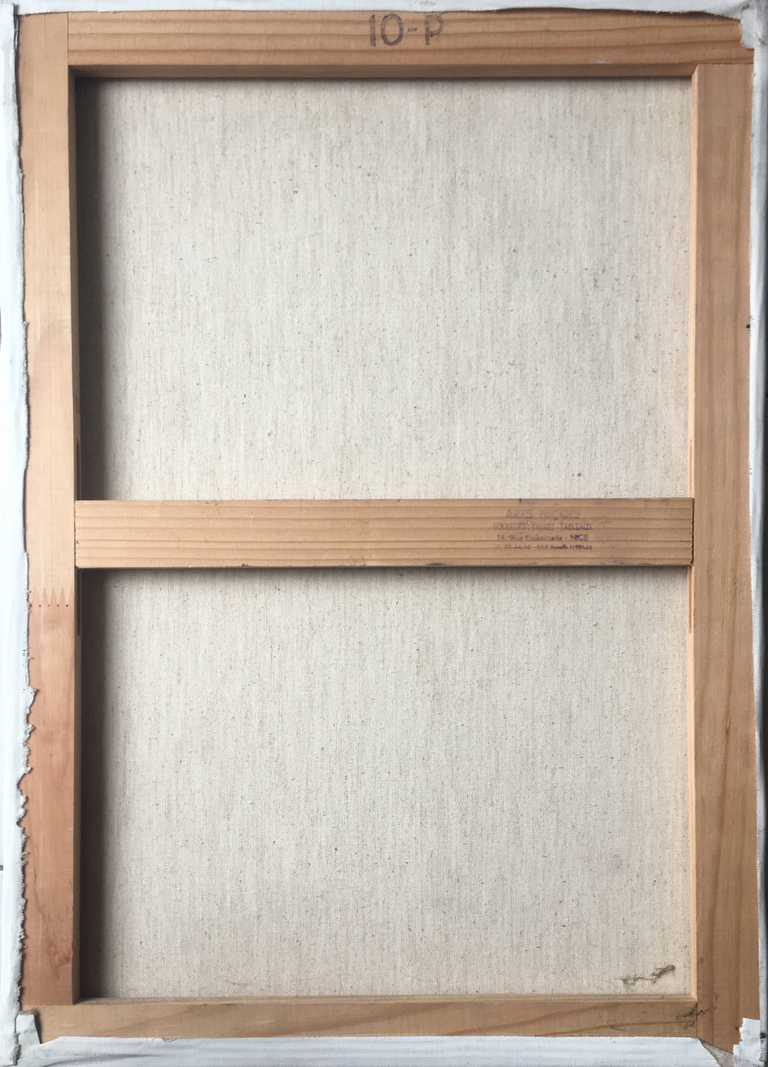 Painting "Bouquet of Pink Glaïeuls of the Garden" Flowers