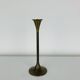 Scandinavian brass candle holder, 1960s