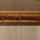 David Linley Burr walnut chest of drawers for light restoration.