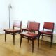 Set of 4 vintage skai chairs