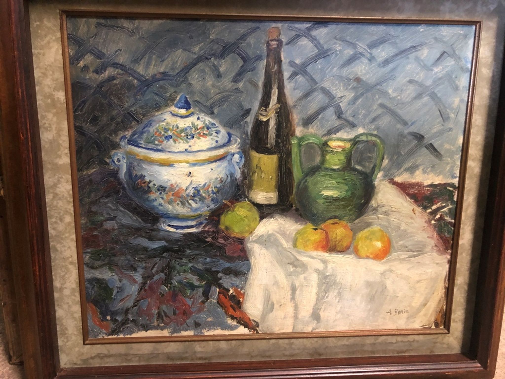 Huile sur toile alexandre bonin