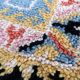 Tapis vintage français Savonnerie fait main en laine – 71 x 128 cm – 1960s