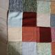 3 patchwork blankets knitted by hand