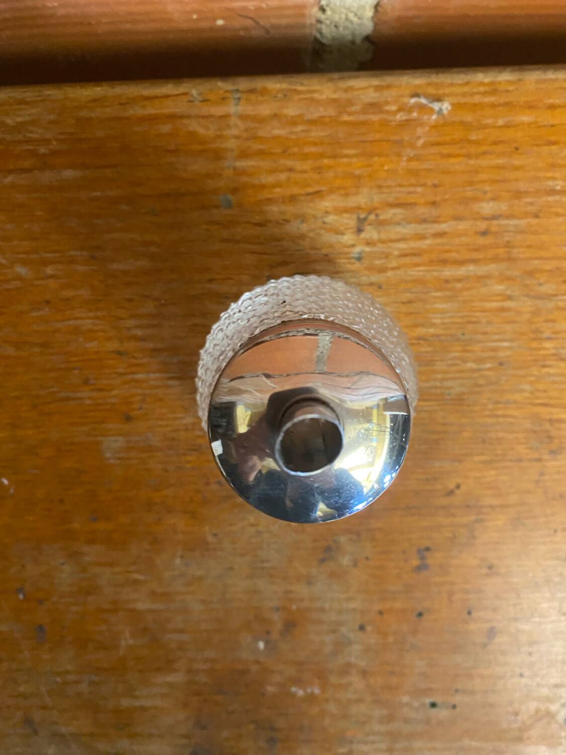 Vintage molded glass sugar bowl