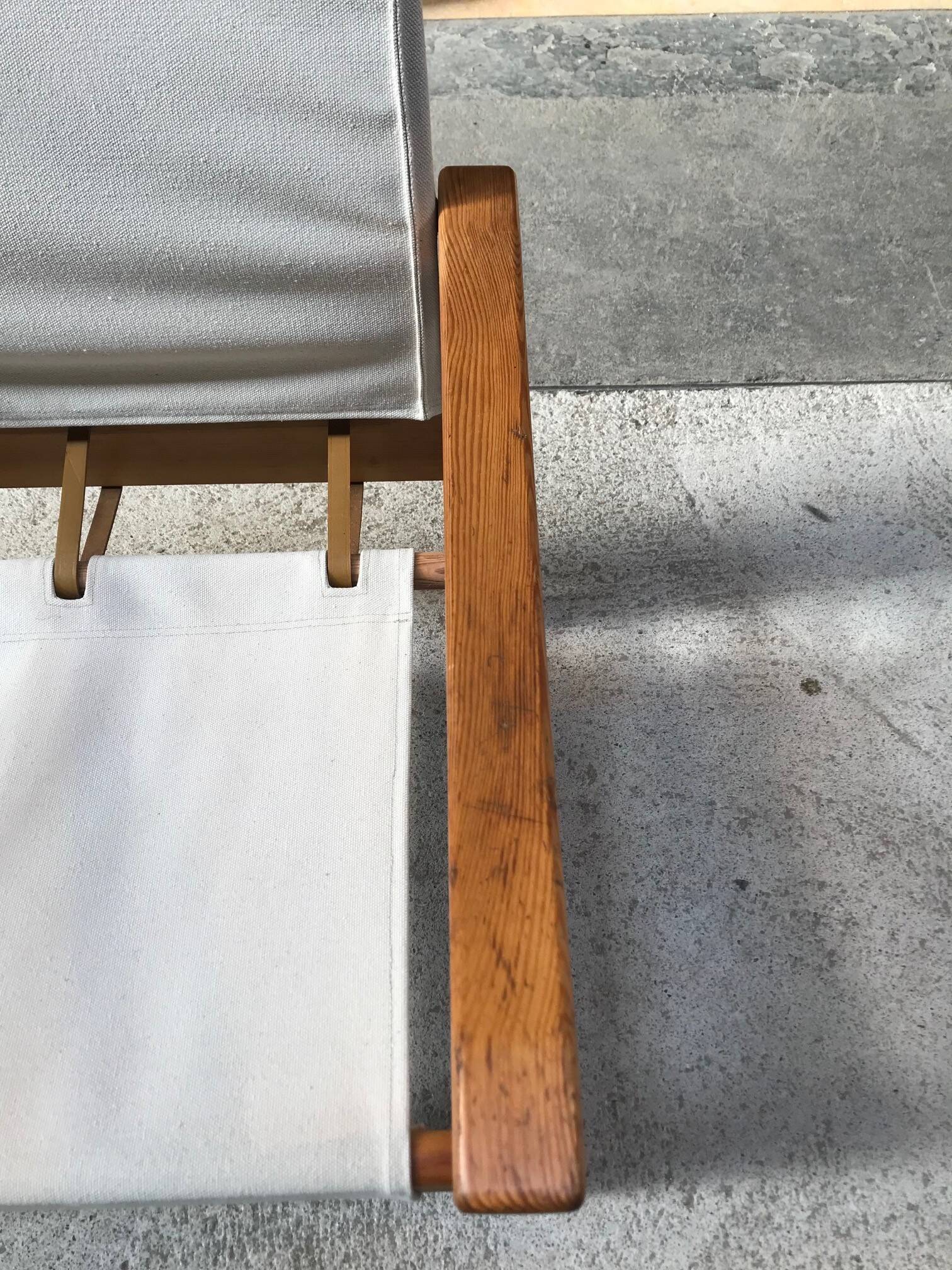 Vintage armchair by Karin Mobring from the 70s, new fabric and straps