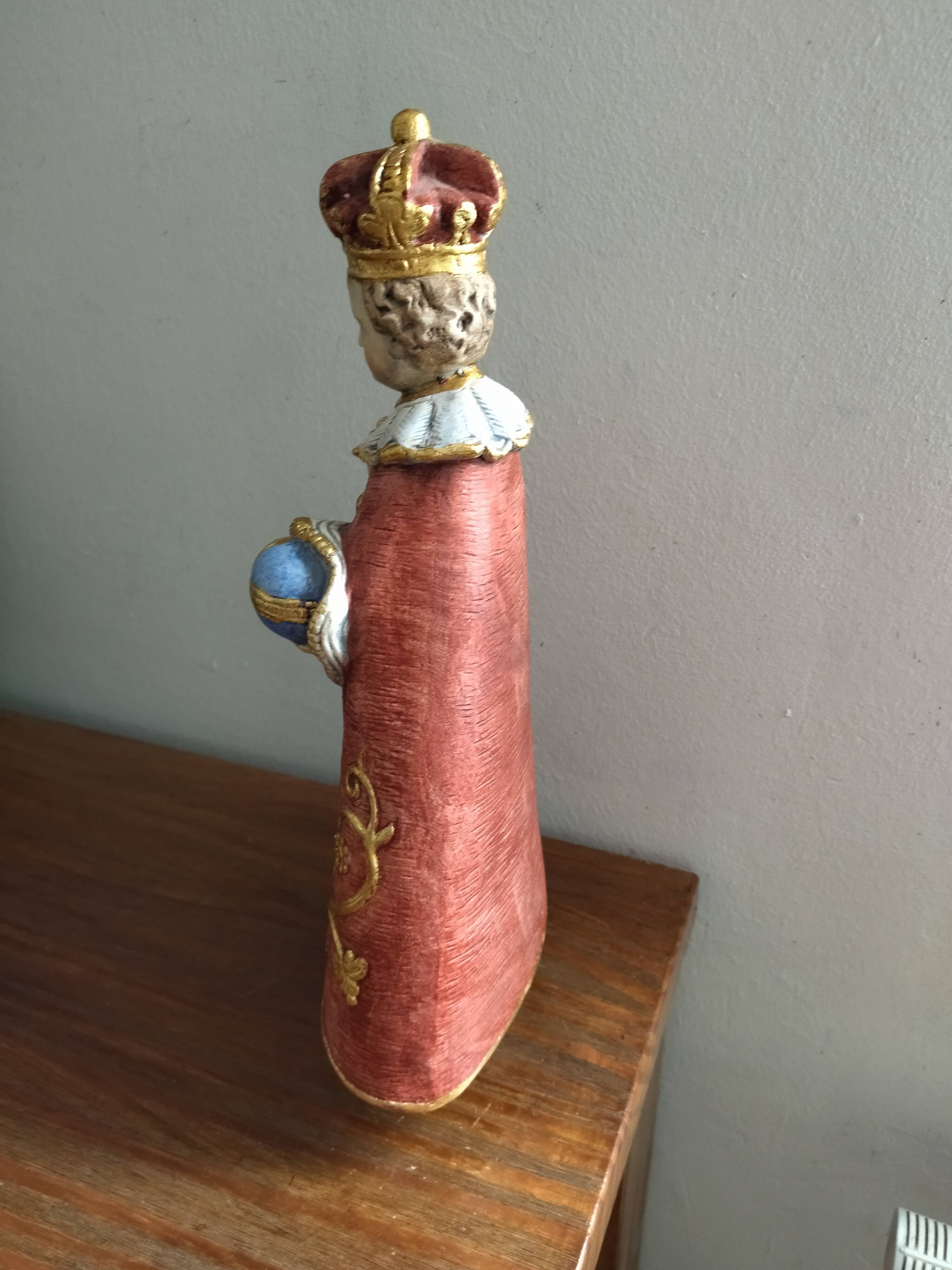 Statue of the Child Jesus of Prague - Brand P.A.B. - 34 cm (3.2 kg)