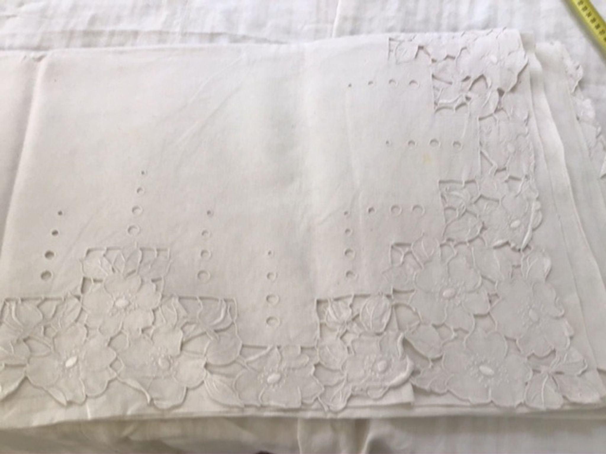 Drap Richelieu 2 personnes pur coton
