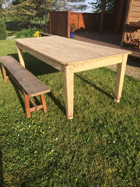 Old large farm table 1920