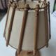 Vintage wicker lamp