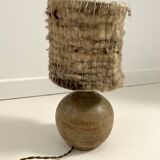 Vintage lamp in gres woven lampshade