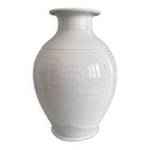 vintage vase made of hand-turned ceramic