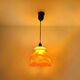 Lustre Murano orange années 70