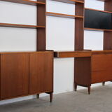 Norwegian Mid Century Modular Standing Shelf, 1960's