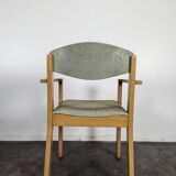 Vintage beech armchair