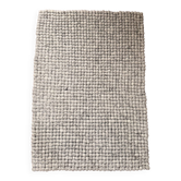 Myfelt rug made of virgin wool felt balls.