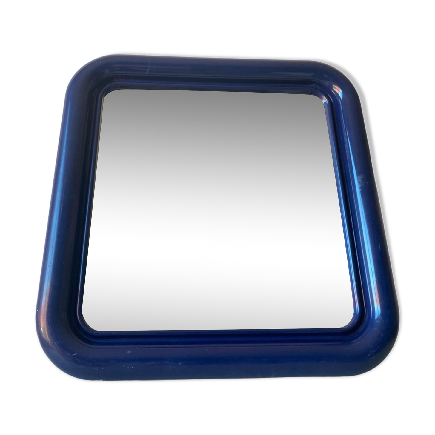 Vintage blue mirror 70