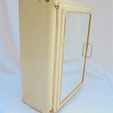 Metal pharmacy cabinet