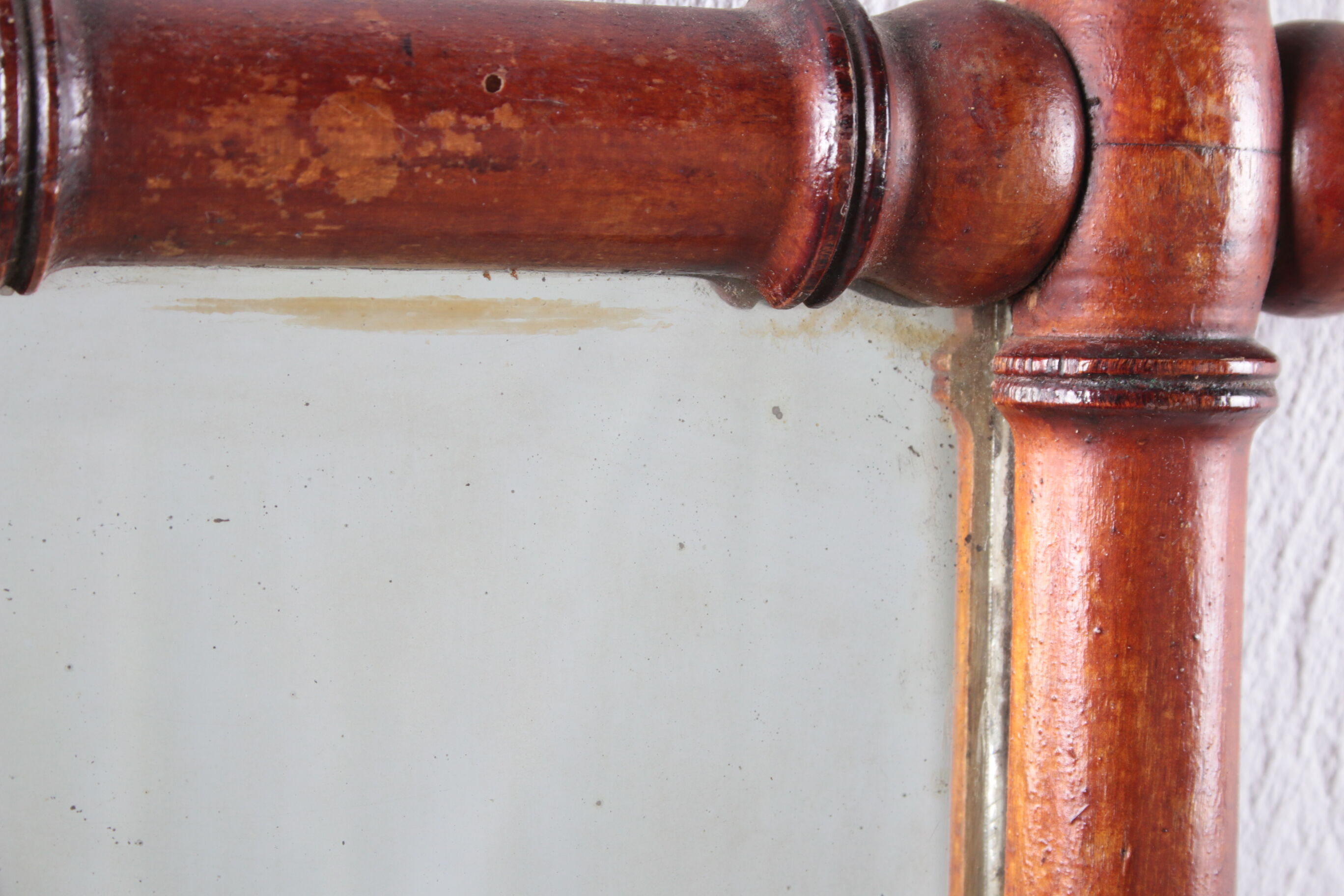 French bamboo mirror