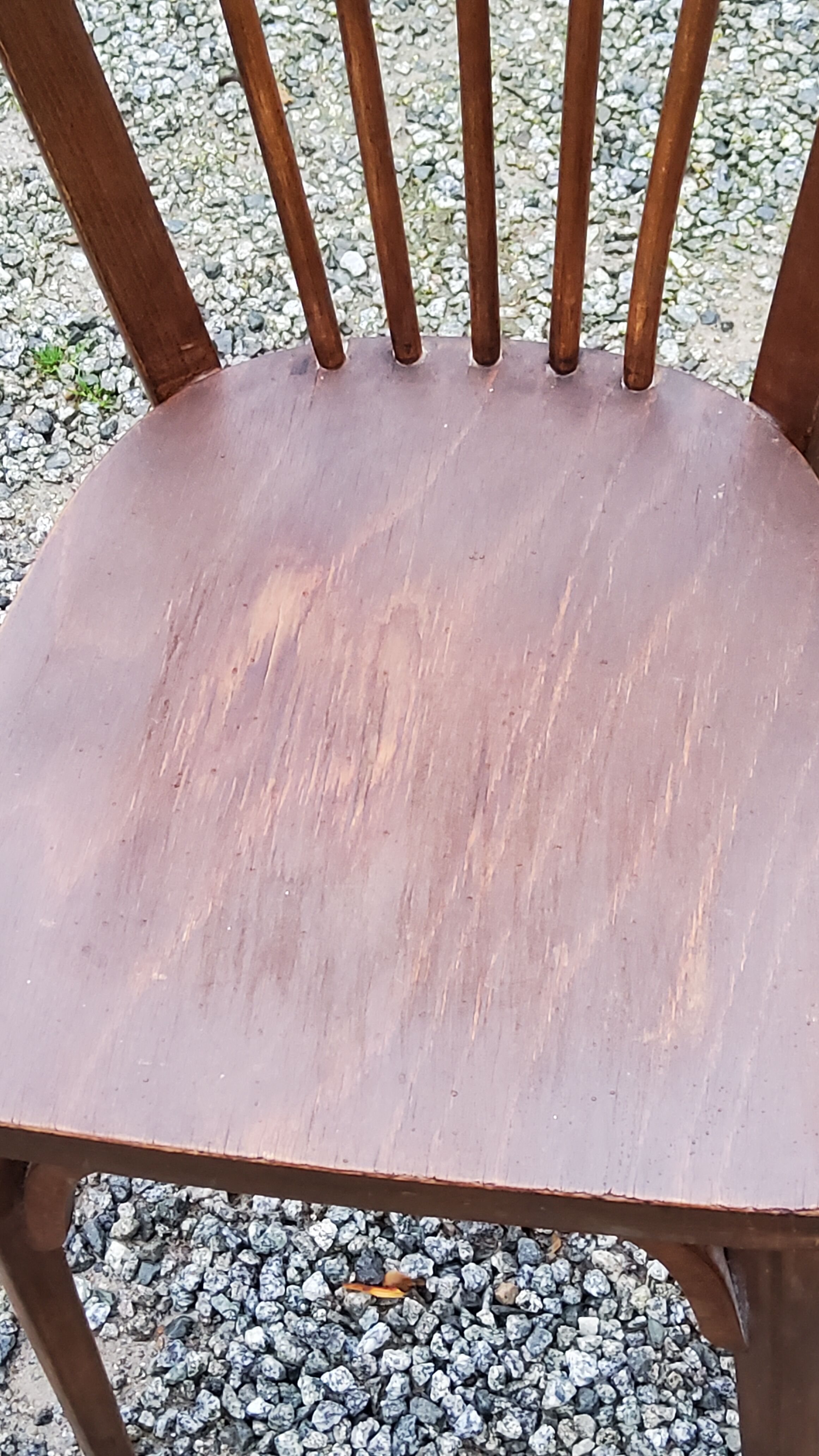 Set of 4 Baumann bistro chairs from the 50s stamped