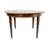 Dining table in rosewood with two extension plates, of danish design from the 1960s.