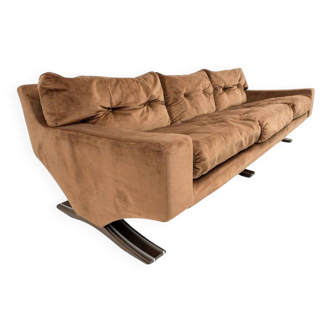 Vintage Three-Seater Sofa by Franz Sartori for Flexform, 1965