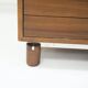 Walnut chest of drawers by Gianfranco Frattini for Bernini.