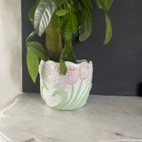 Barbotines tulip vase