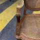 Louis 16 style cane child's armchair