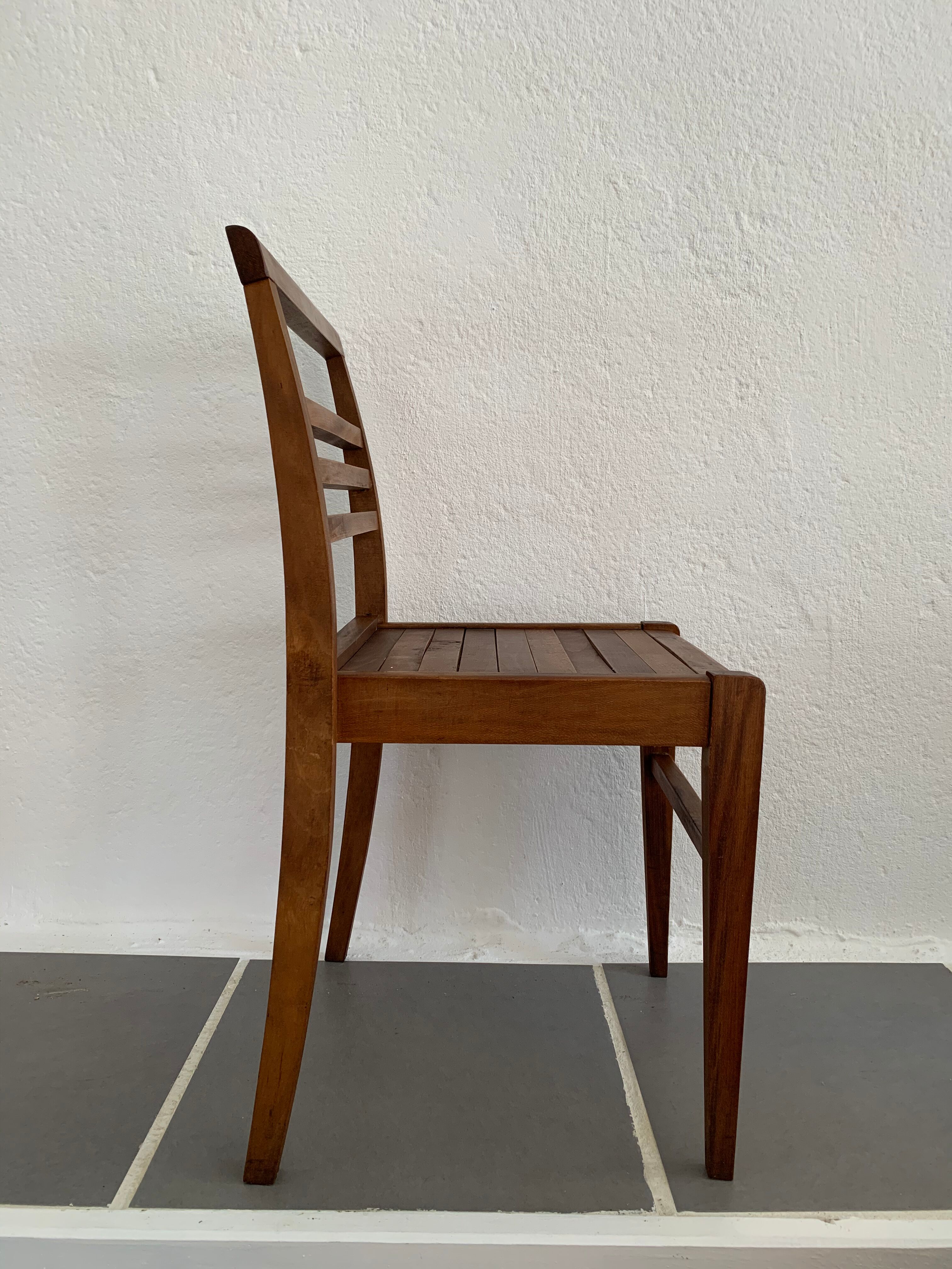 4 René Gabriel stackable chairs
