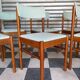 Set de 10 chaises Baumann couleur vert d’eau