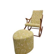 Mid Century, vintage bentwood rocking chair by TON, 1950-60s Czechoslovakia