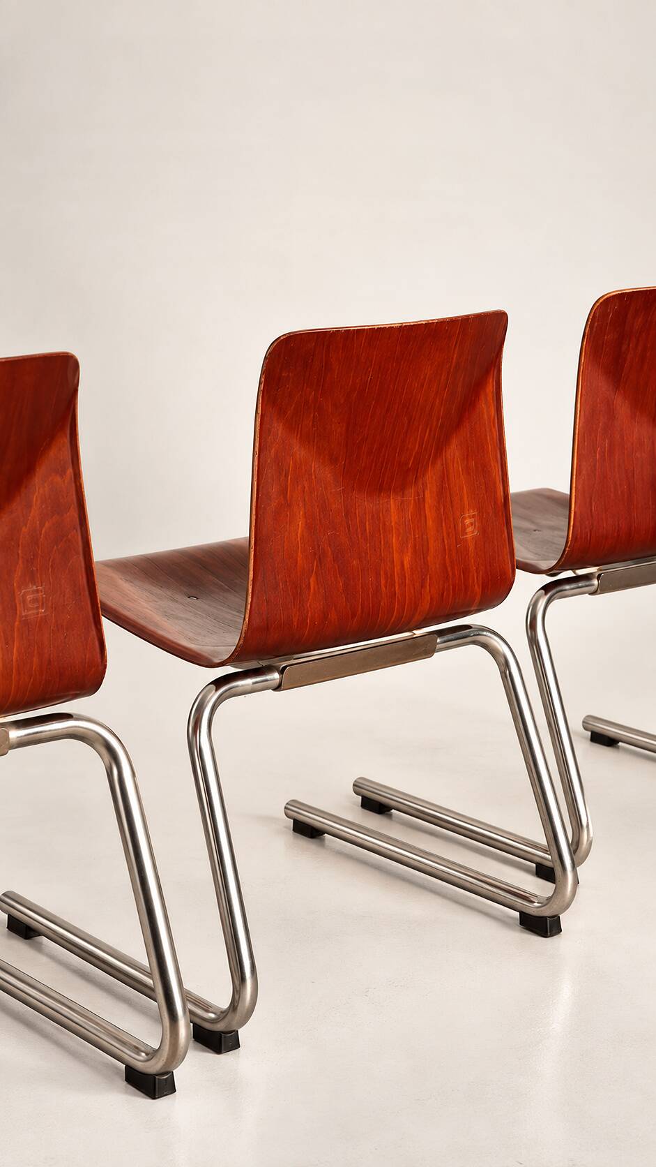 Set of 6 Vintage Thur Op Seat Chairs – Pagholz 1960s
