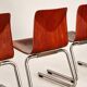 Set of 6 Vintage Thur Op Seat Chairs – Pagholz 1960s
