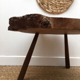 Brutalist tripod coffee table
