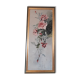 Old pink pattern painting